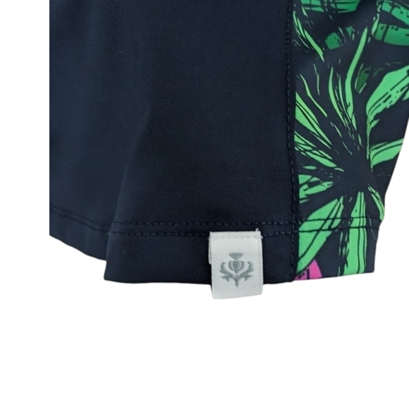 Lady Hagen Patterned Sleeveless Athletic Top Zip NWT Size M - Picture 5 of 7